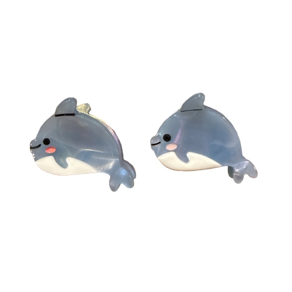 Cute Dolphin 🐬 mini hair clips